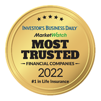 Primerica Named #1 Most Trusted Life Insurance Company in 2022 by Investor's Business Daily.